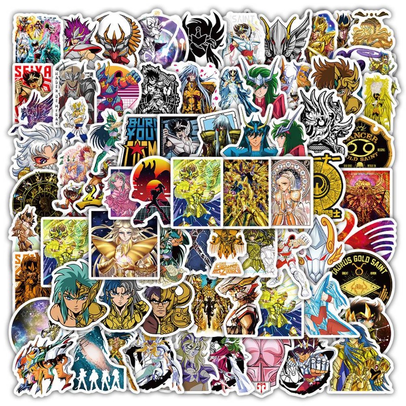 Wall Sticker - 101 Adesivos de Anime Saint Seiya