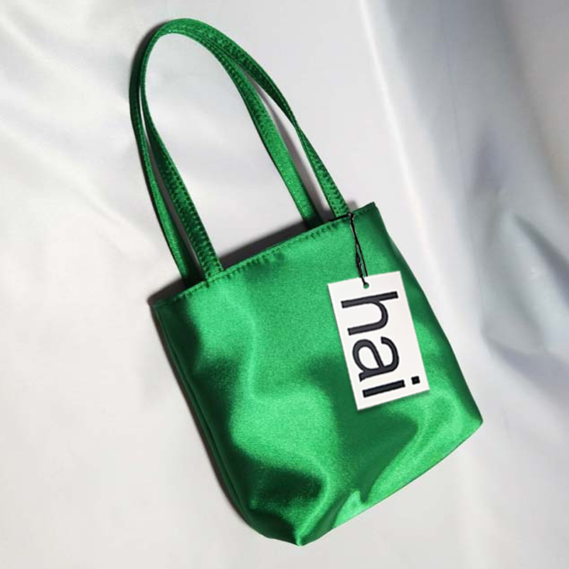 Interior Design High End - Bolsa quadrada de seda feminina, bolsa