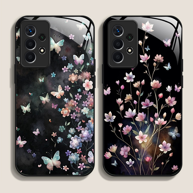 Vase Decor - Capa de telefone de vidro temperado