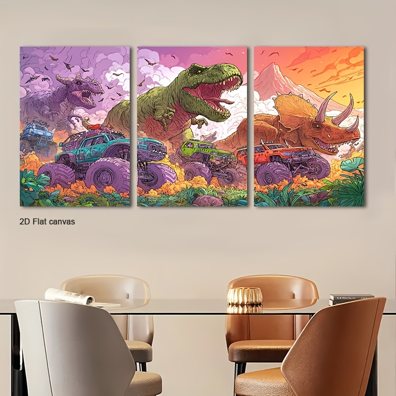 Abstract Canvas Set - Tela sem moldura 2D plana, Conjunto