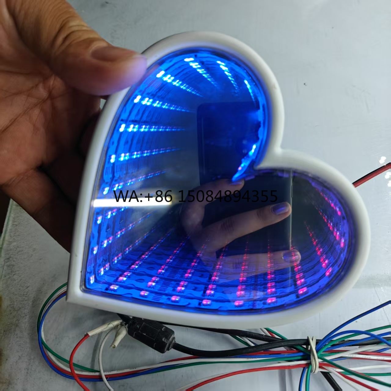 Decorative Mirror - Decoração de Parede com Espelho Infinito
