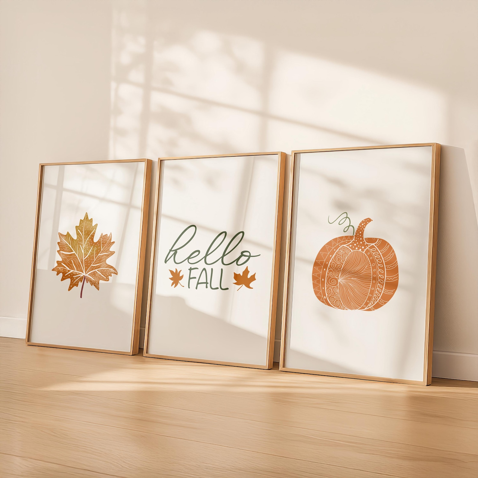 Abstract Canvas Set - Conjunto de 3 Quadros em Tela