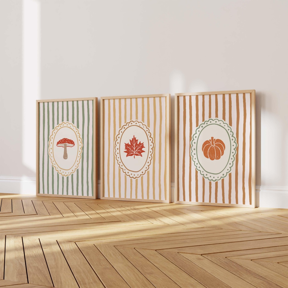 Abstract Canvas Set - Conjunto de 3 peças de impressões
