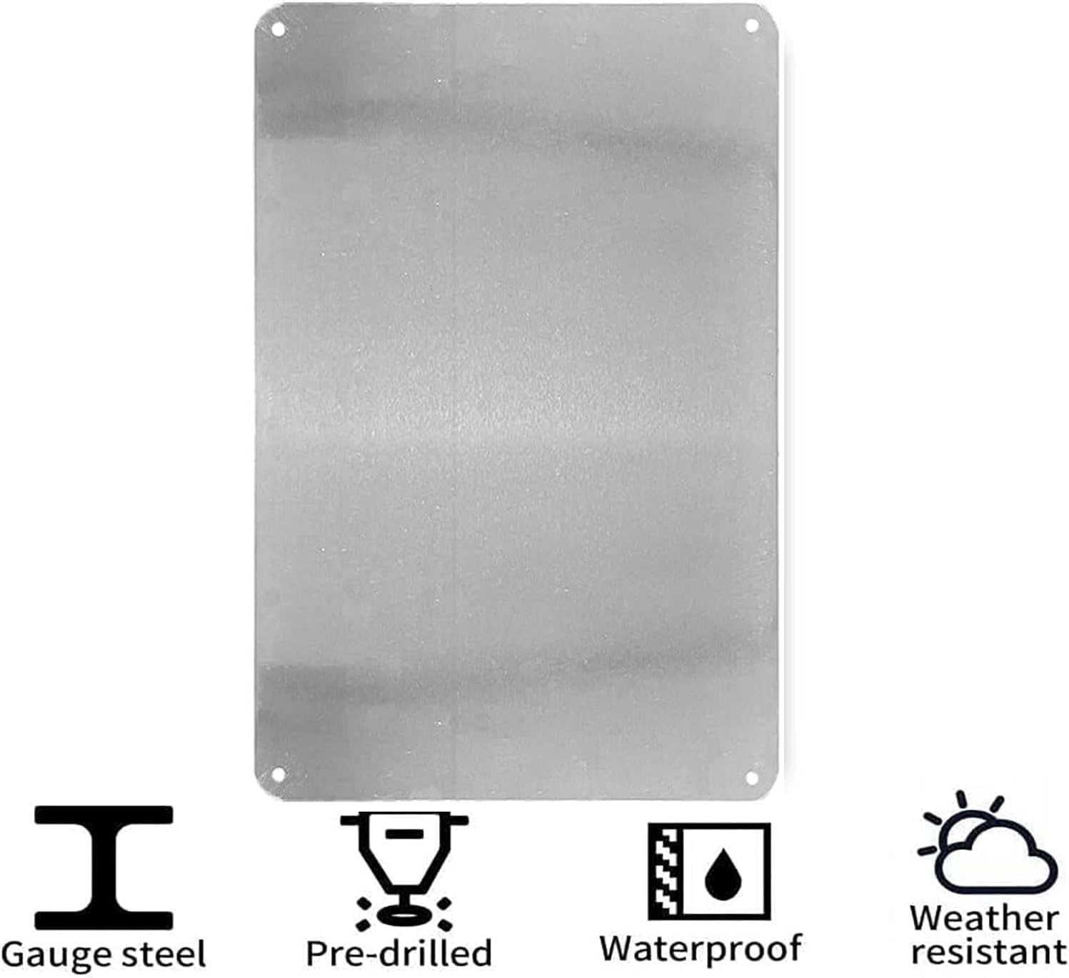 Placa de metal vintage com ima - Interior Design Living Room avaliação e preço