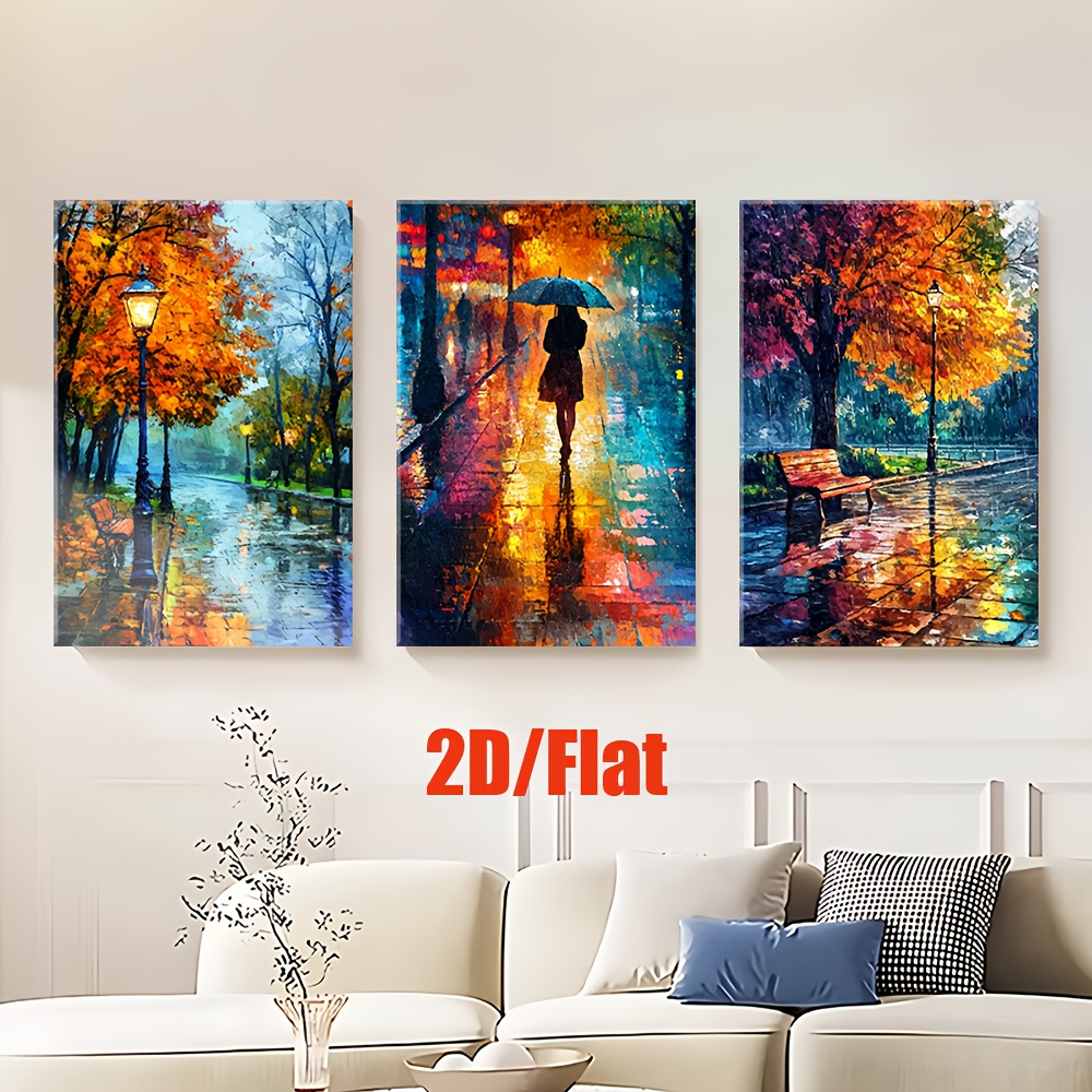 (Sem Moldura, 3 Peças) - 2D Pl - Abstract Canvas Set avaliação e preço