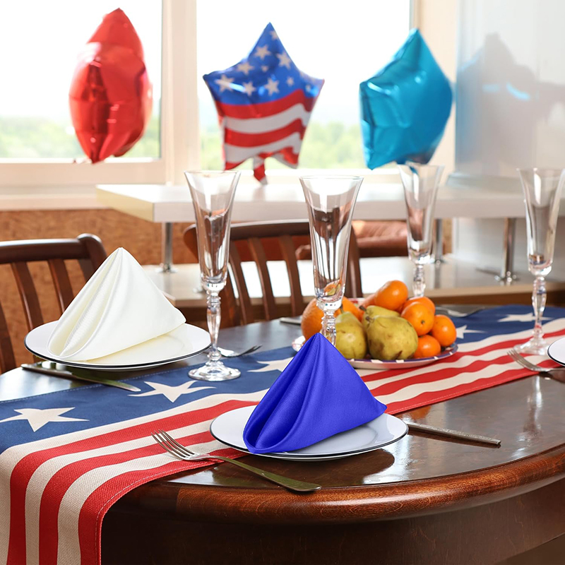 50 pçs guardanapos de pano de  - Table Runner avaliação e preço