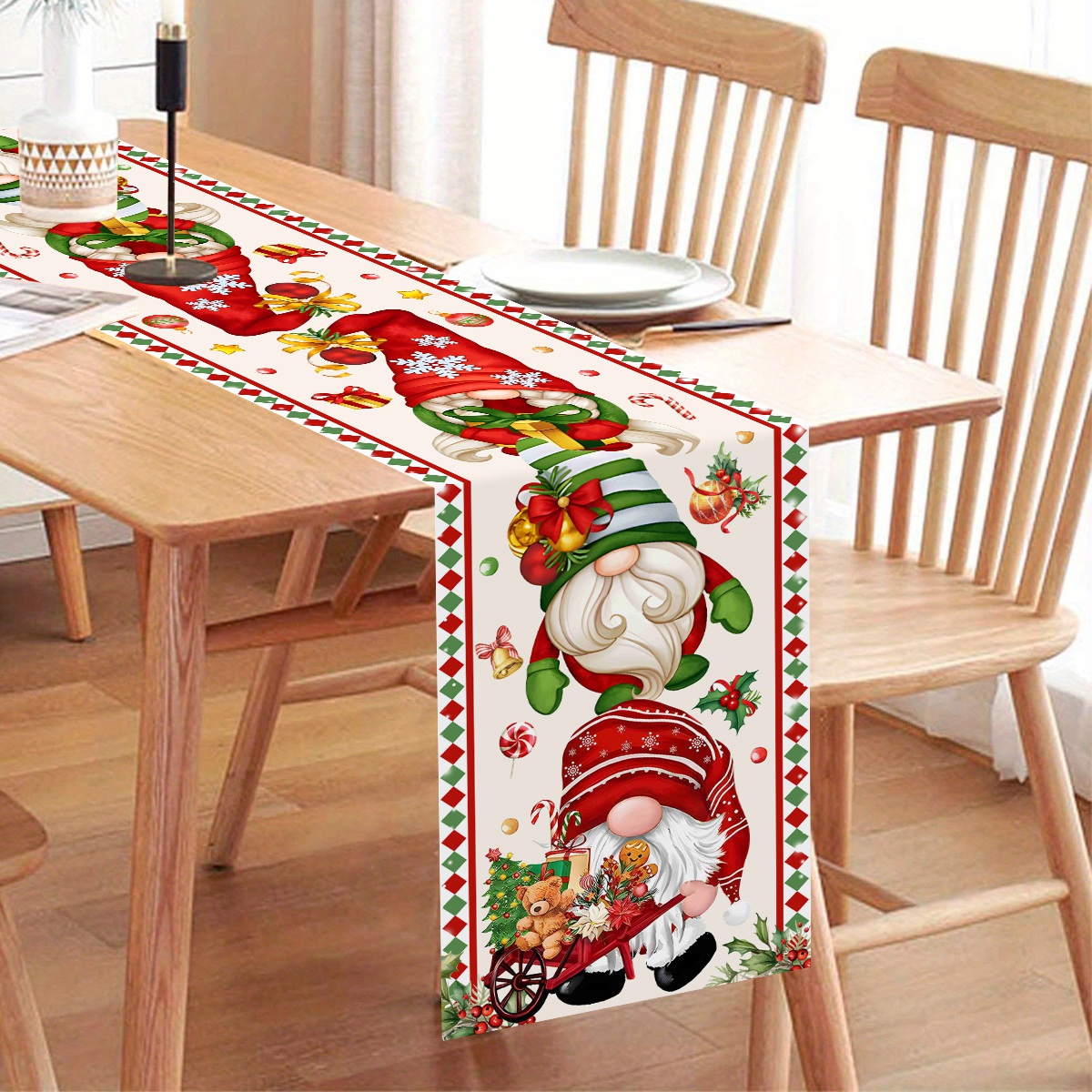 Natal corredor de mesa sem ros - Table Runner avaliação e preço