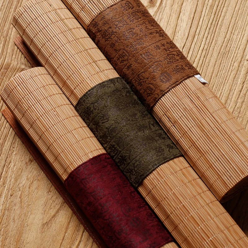 Tapete de Chá de Bambu em Teci - Table Runner avaliação e preço