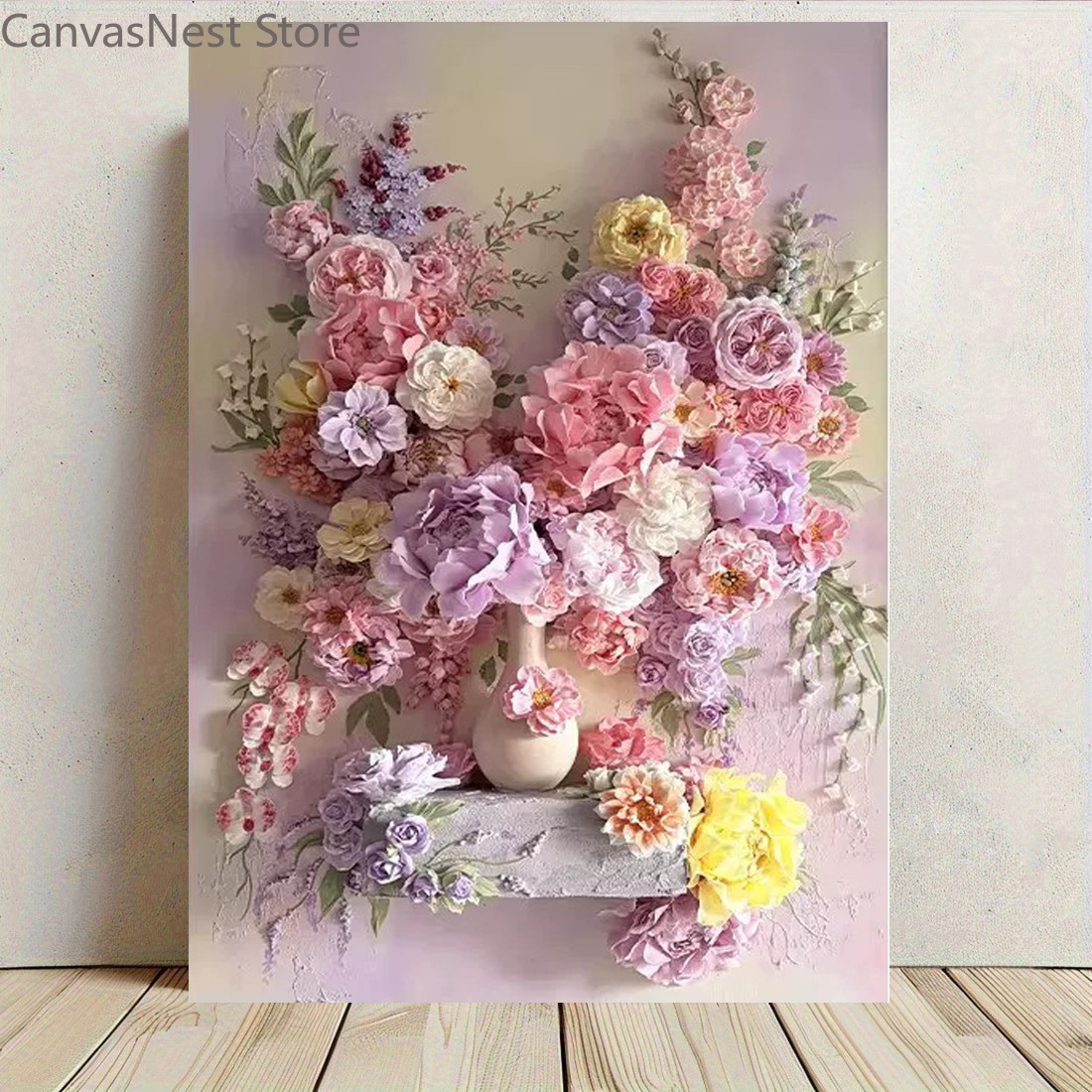 Conjunto de quadros em tela co - Abstract Canvas Set avaliação e preço