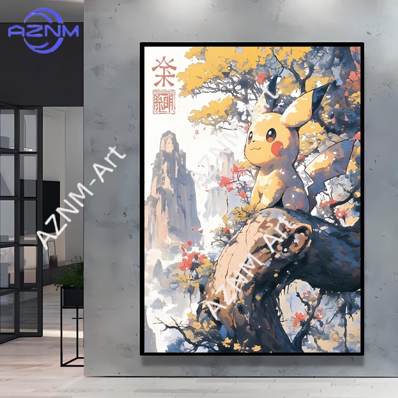 Pôster Clássico de Pokémon em  - Interior Design Living Room avaliação e preço