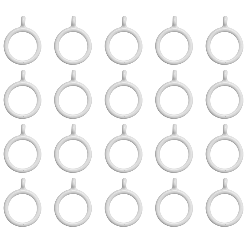 Pacote com 9 x 20 argolas de p - Curtain Curtain avaliação e preço